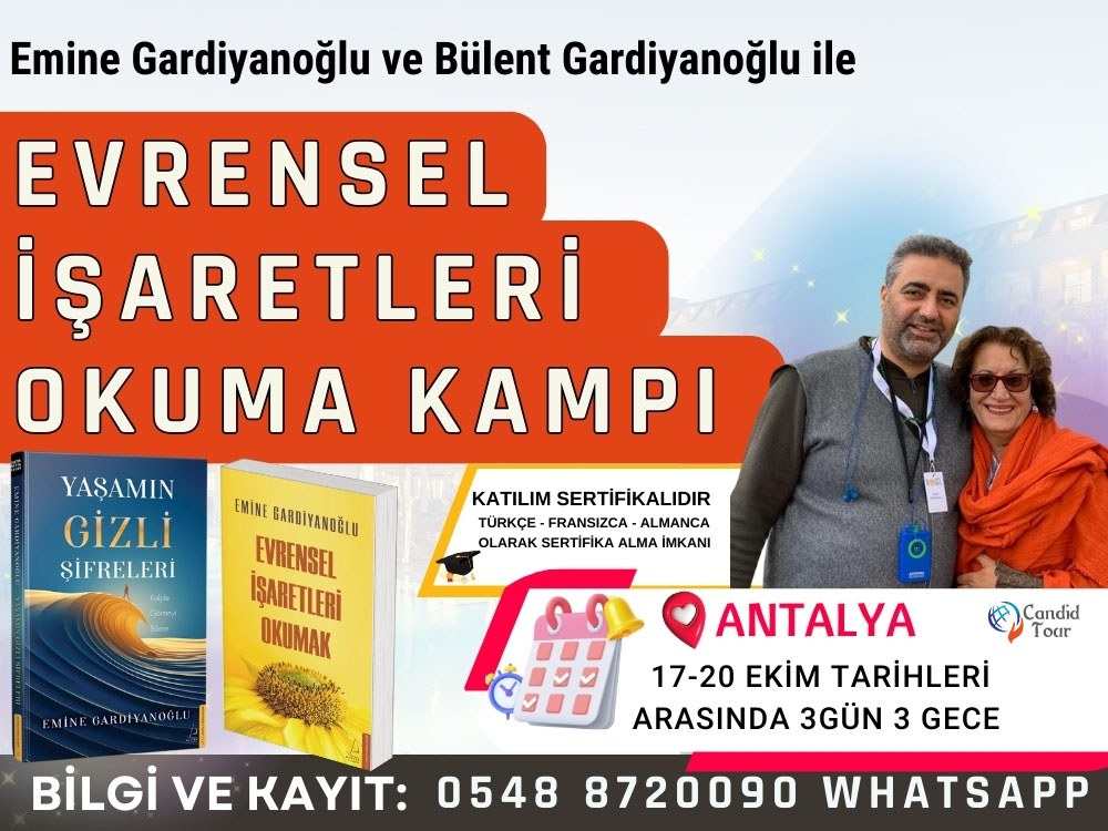 Emine Gardiyanoğlu ve Bülent Gardiyanoğlu Evrensel İşaretleri Okuma Kampı ilk kez düzenleniyor.