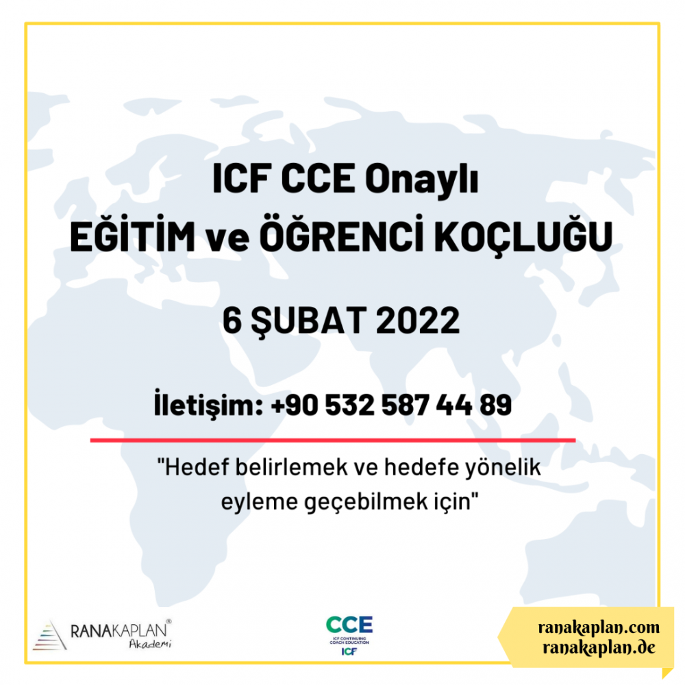 ICF CCE Onaylı Eğitim ve Öğrenci Koçluğu Programı