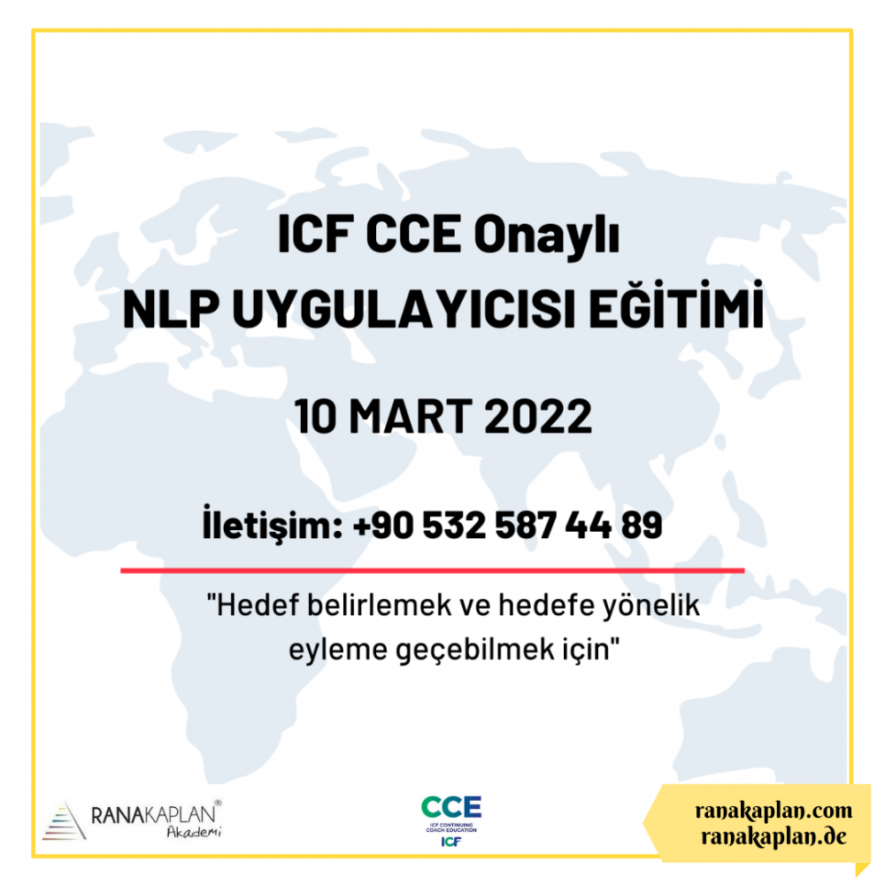 ICF CCE Onaylı NLP Uygulayıcısı Eğitimi